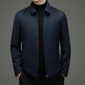 Veste homme laine et cachemire bleu marine – CLEVI Paris