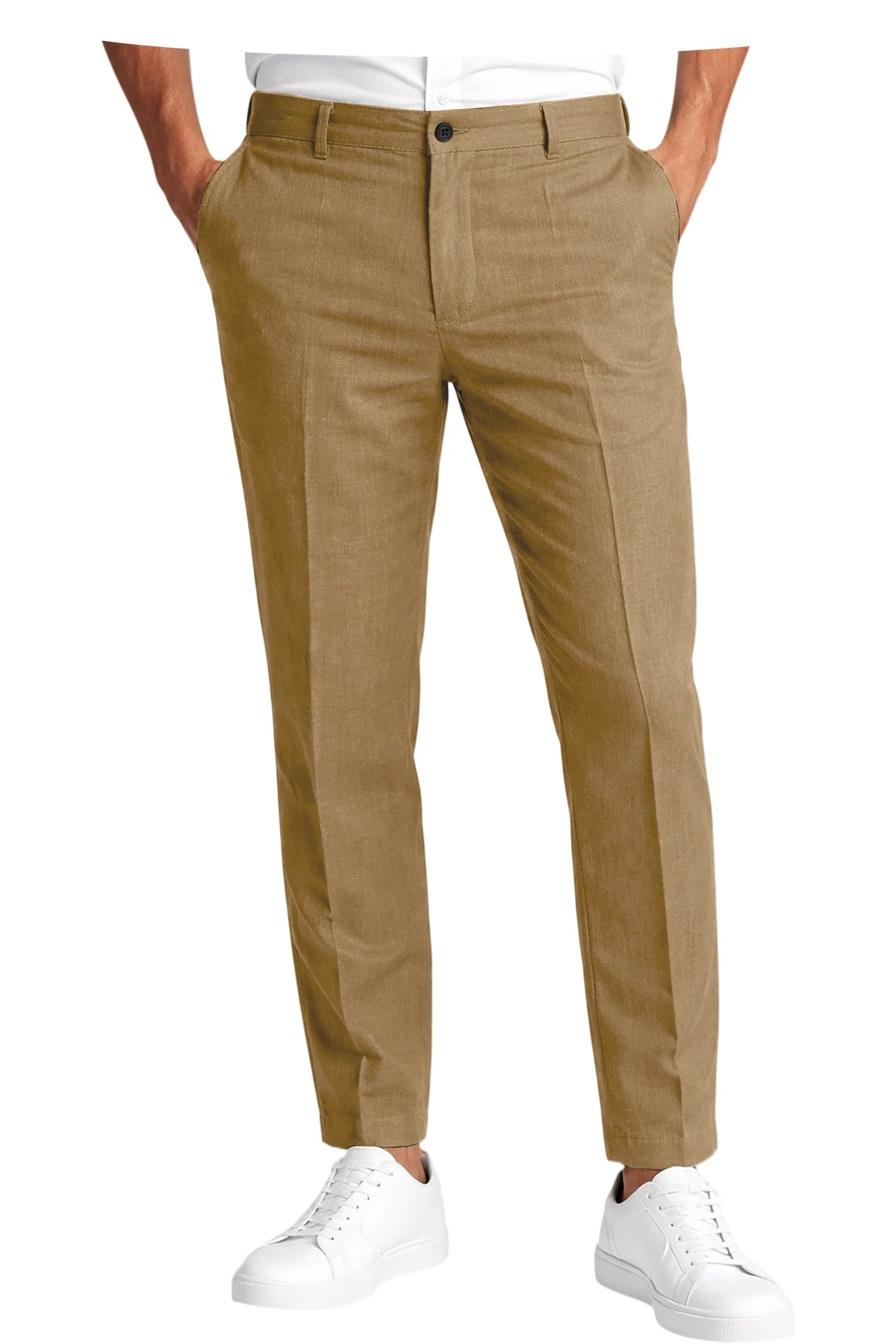 Pantalon homme en lin coupe slim – CLEVI Paris