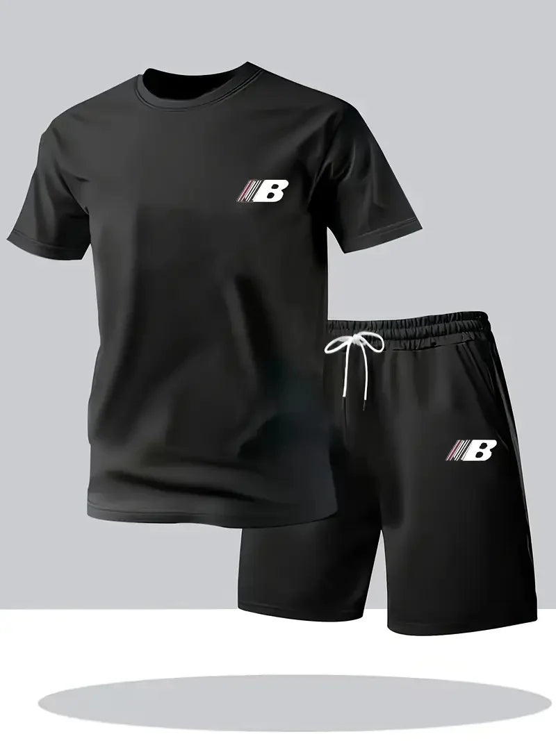 Ensemble homme uni t-shirt et short – CLEVI Paris