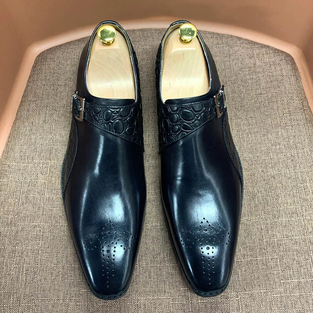 Chaussures habillées en cuir à bout pointu – CLEVI Paris