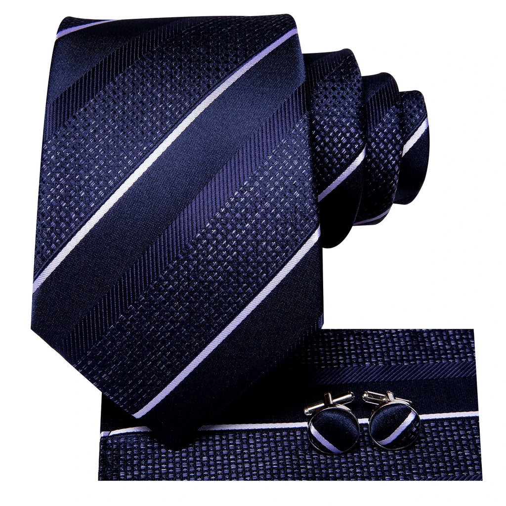 Ensemble cravate homme rayée – CLEVI Paris