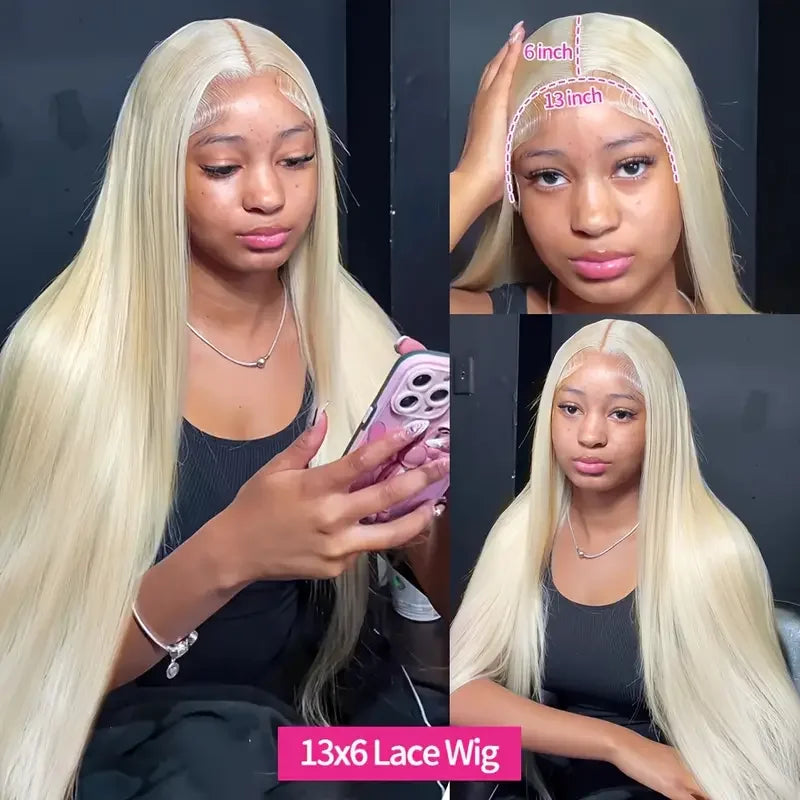 Perruque Lace Front 613 Blonde 13x6 Cheveux Humains – CLEVI Paris