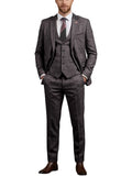 Costume homme 3 pièces en lin mélangé – CLEVI Paris