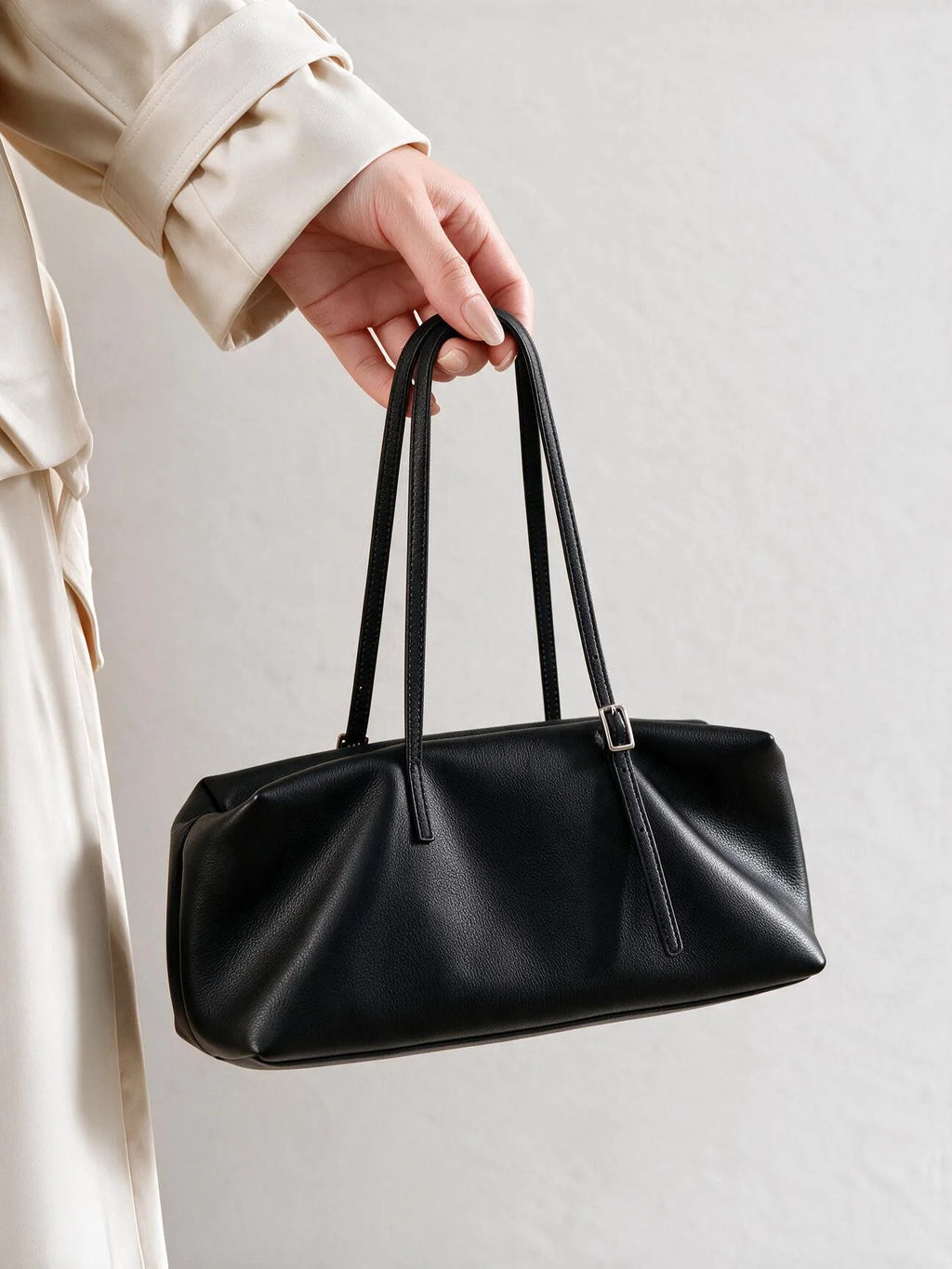 Sac Boston femme en cuir de vache – CLEVI Paris