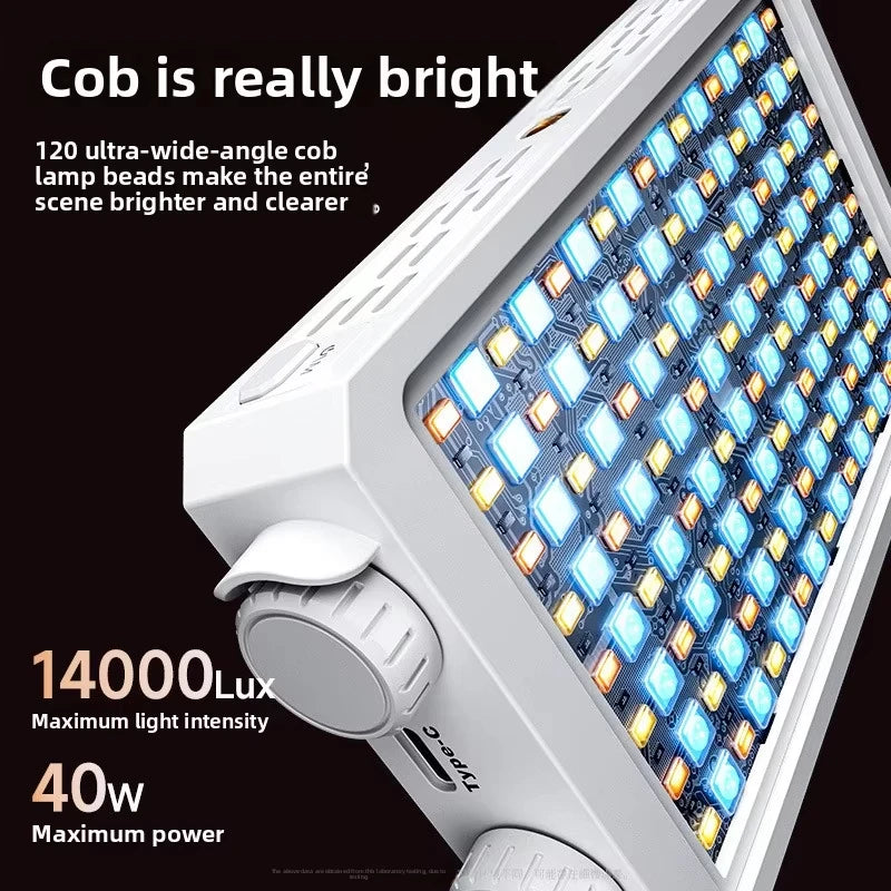 Lampe vidéo LED ZUIDID V40 rechargeable – CLEVI Paris