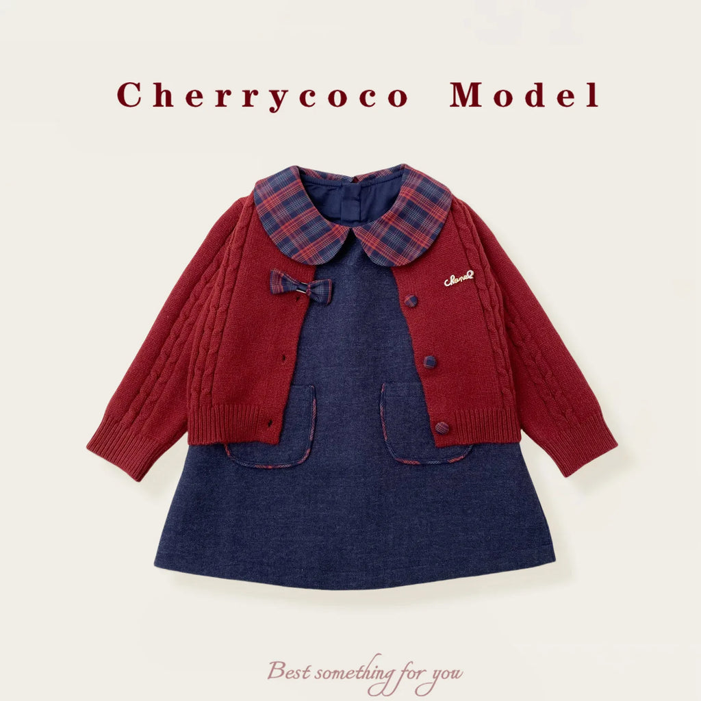 Ensemble bébé fille deux pièces avec jupe – CLEVI Paris