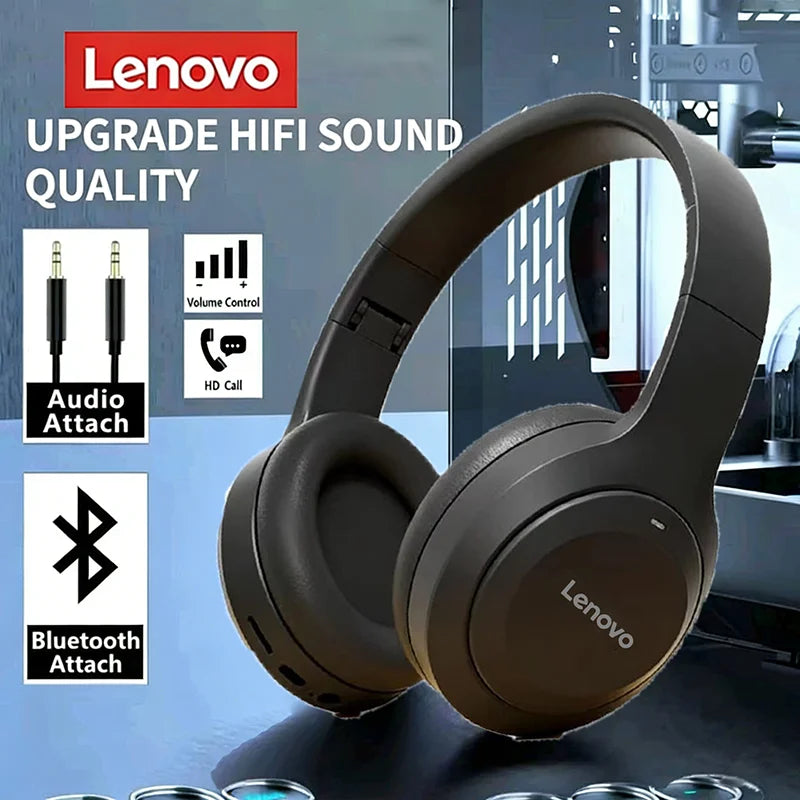 Casque Bluetooth Lenovo M5 Supra-auriculaire Pliable HiFi – CLEVI Paris