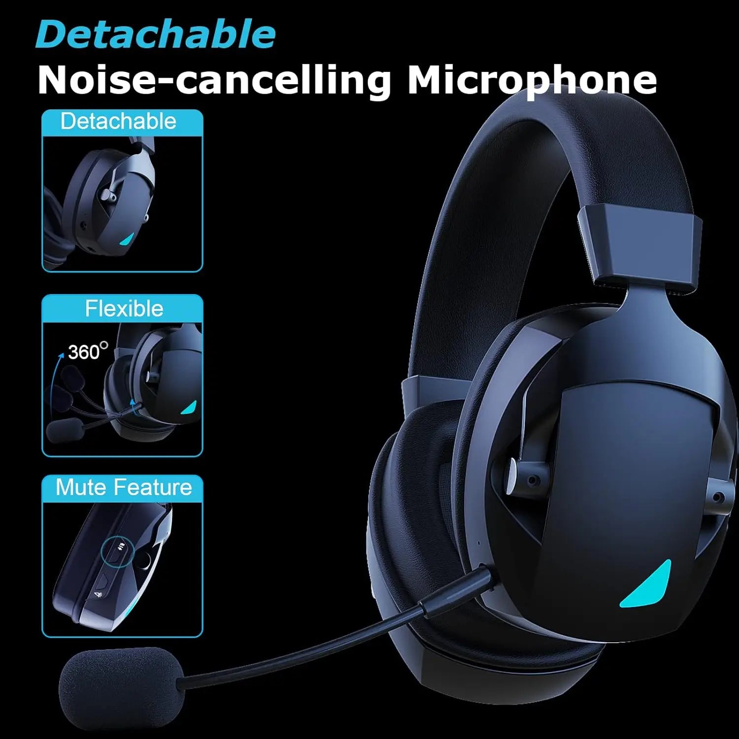 Casque Gaming Acinaci 2.4GHz Sans Fil PS5 PS4 PC Switch – CLEVI Paris