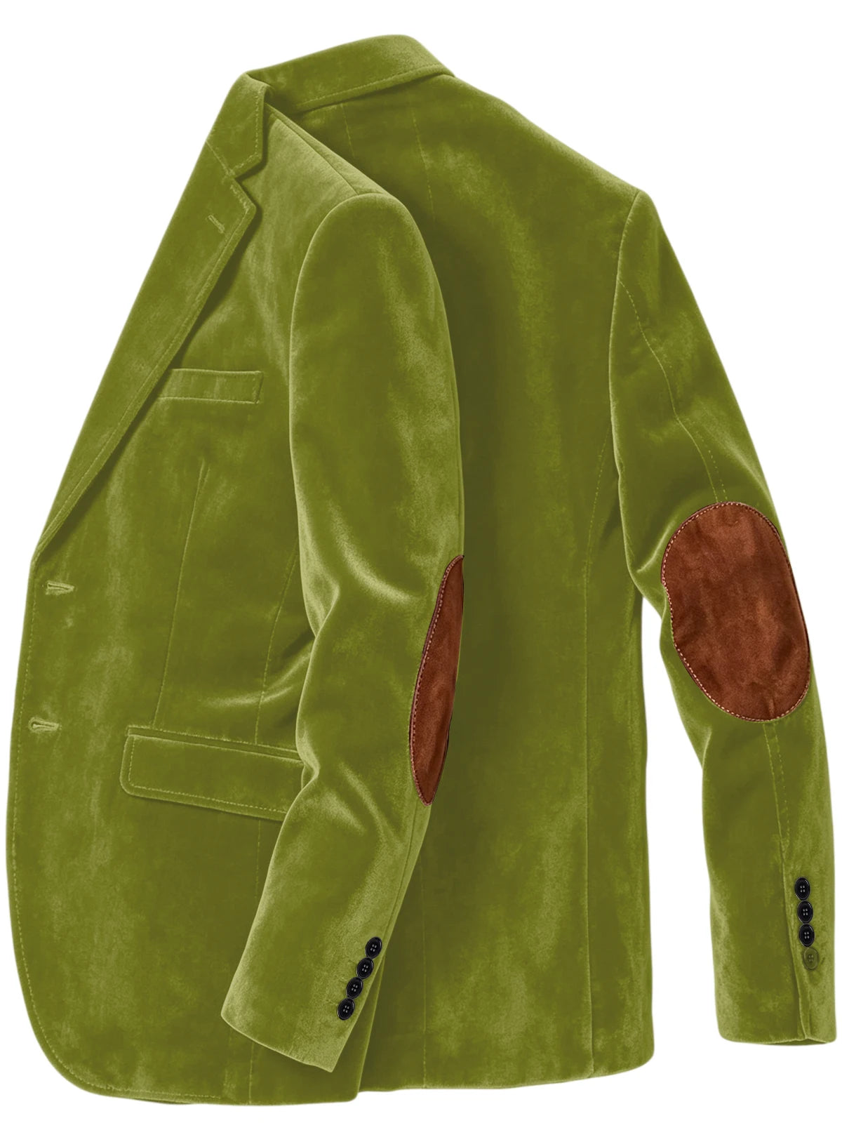 Blazer homme en velours à coudières – CLEVI Paris