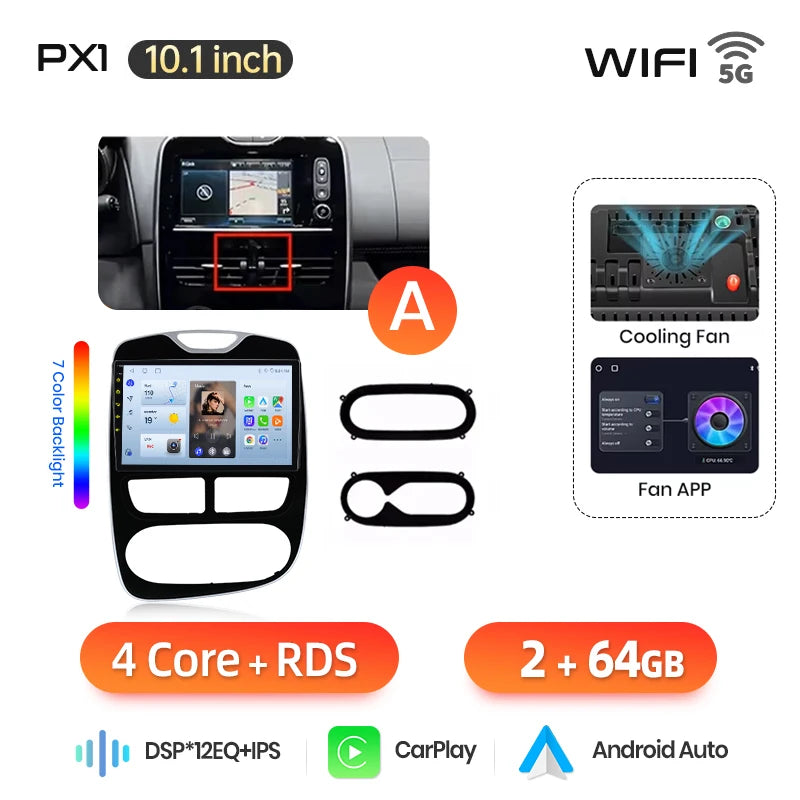 Autoradio AWESAFE Clio 4 CarPlay 2012–2019 – CLEVI Paris