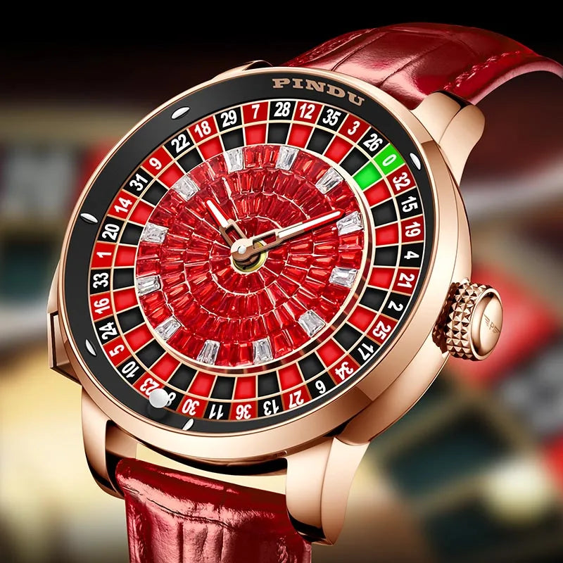 Montre Automatique PINDU NH35 Cadran Roulette Saphir – CLEVI Paris