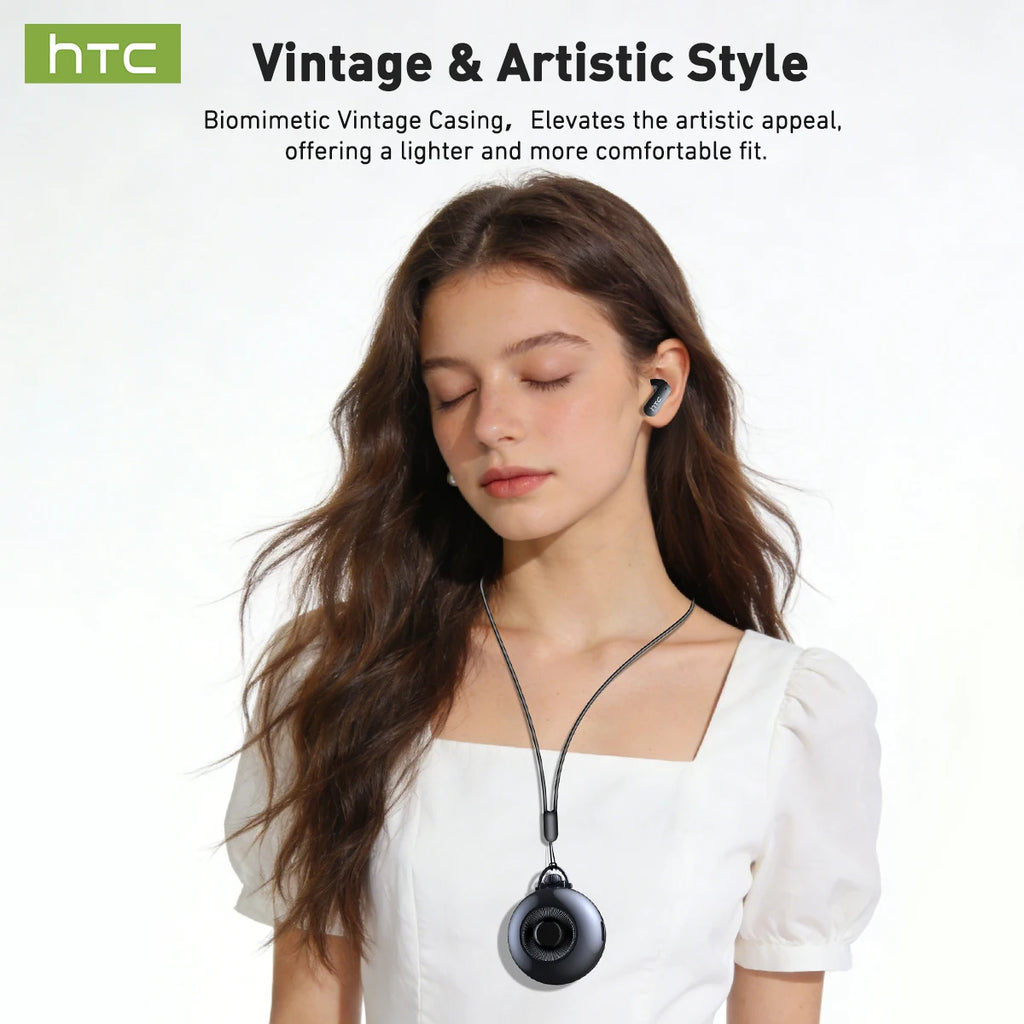 Écouteurs HTC NE71 TWS Bluetooth 6.0 IPX6 Écran LED HiFi – CLEVI Paris