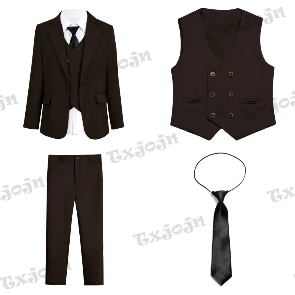 Costume garçon coupe ajustée HH019 – CLEVI Paris