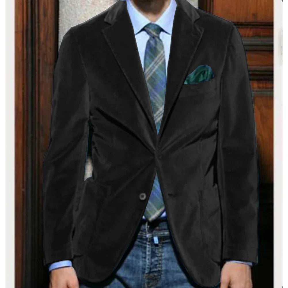 Costume Homme Velours 2 Pièces – CLEVI Paris