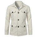 Veste safari homme à poches, style rétro – CLEVI Paris