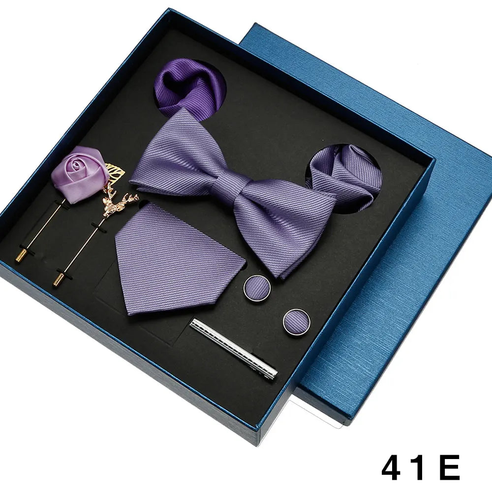 Coffret homme 8 pièces, cravate et accessoires – CLEVI Paris