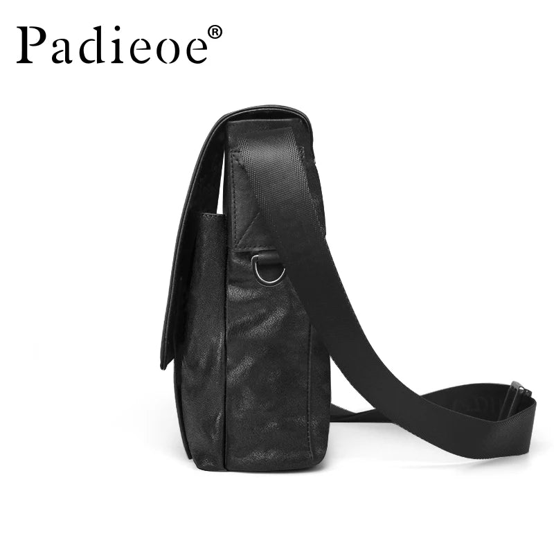 Sac Bandoulière Cuir Végétal Homme Padieoe Business – CLEVI Paris