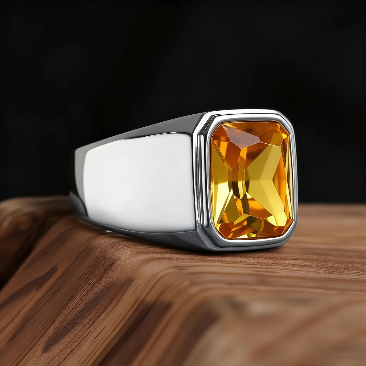 Bague onyx en acier 316L, styles variés – CLEVI Paris