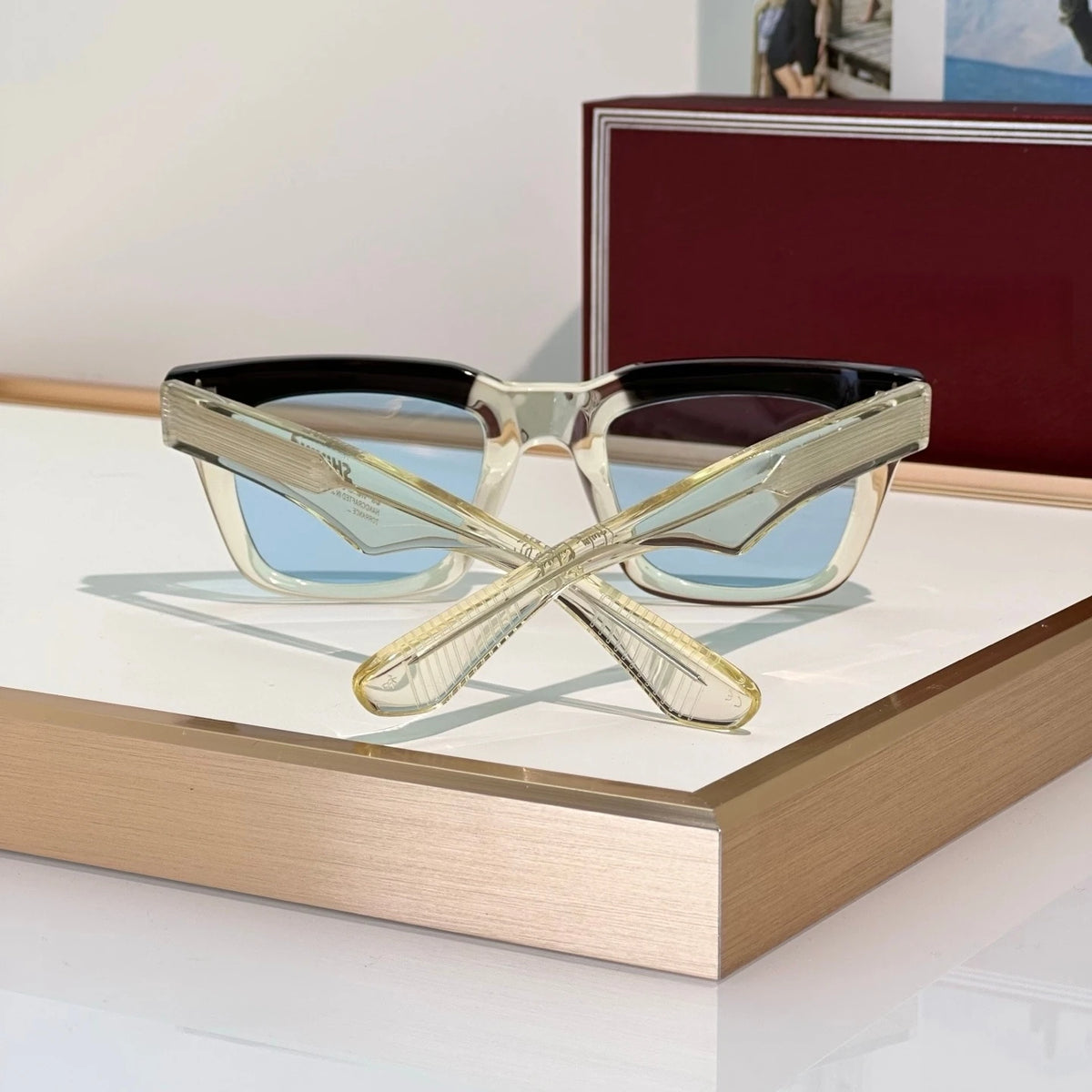 Lunettes de Soleil Carrées Acétate Unisexe UV400 Torrance – CLEVI Paris