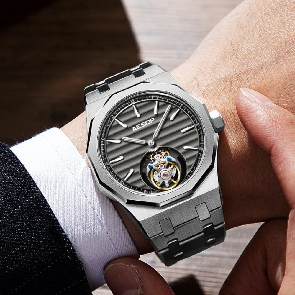 Montre mécanique AESOP 7057 squelette – CLEVI Paris