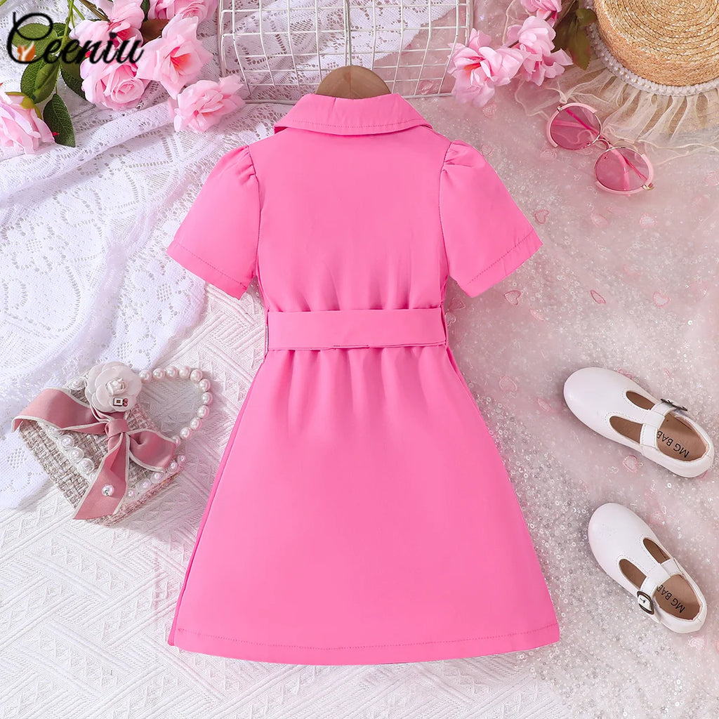 Robe blazer fille à revers – CLEVI Paris