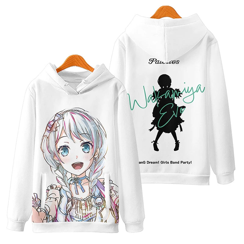 Sweat à capuche BanG Dream! Hikawa Hina – CLEVI Paris