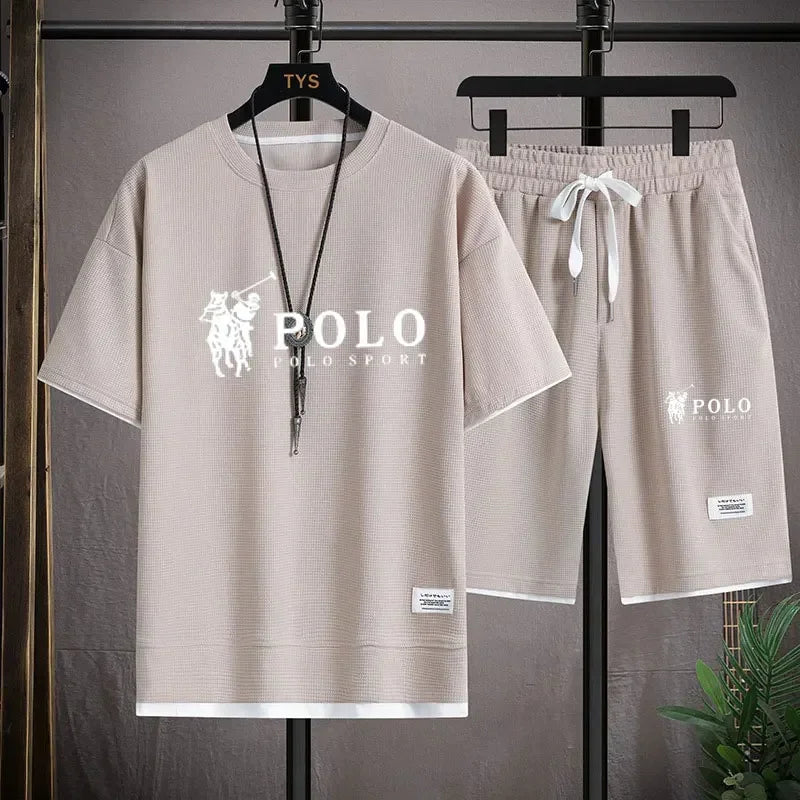 Ensemble Sport Homme T-Shirt + Short Jogging Été – CLEVI Paris