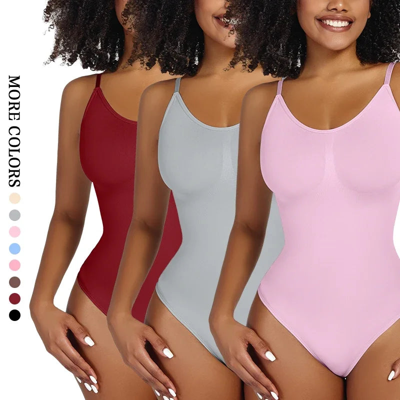 Body Gainant Sculptant Femme Bretelles Réglables Contrôle Ferme – CLEVI Paris