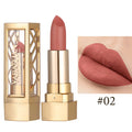 Rouge à Lèvres Mat Crème Longue Tenue Coque Dorée – CLEVI Paris