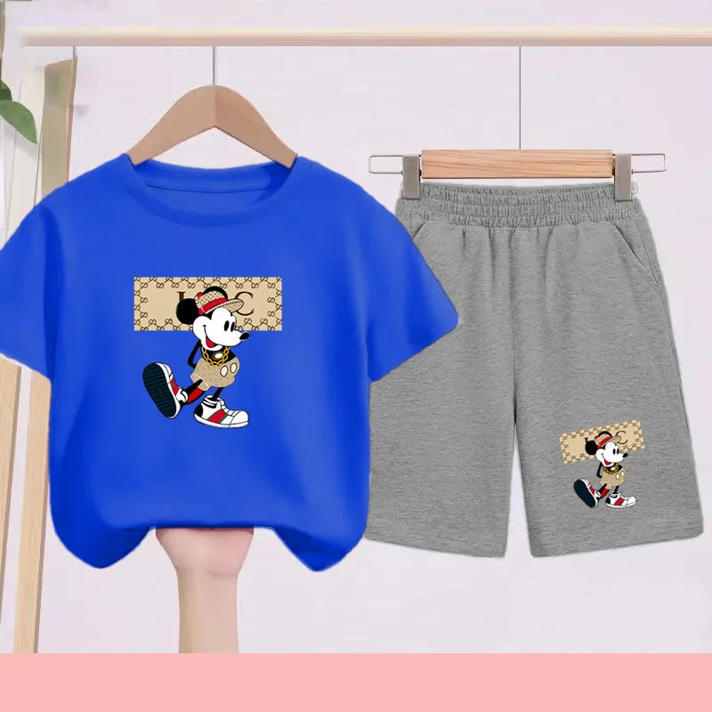 Ensemble enfant décontracté haut et short – CLEVI Paris