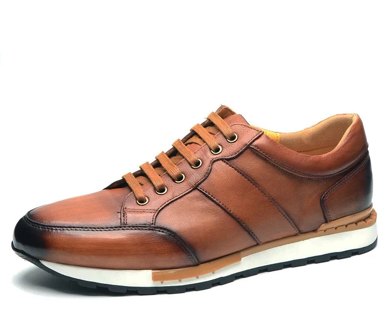 Sneakers Cuir Suède Homme – CLEVI Paris
