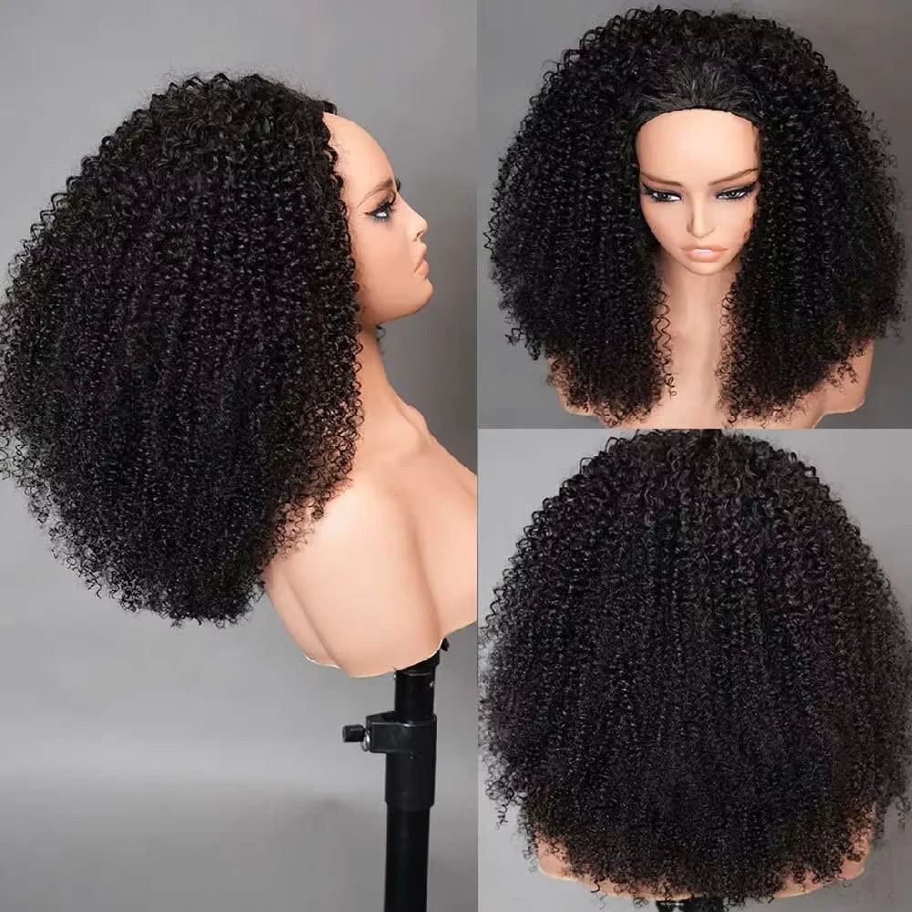 Demi-Perruque Deep Wave Cheveux Humains Drawstring 250% – CLEVI Paris