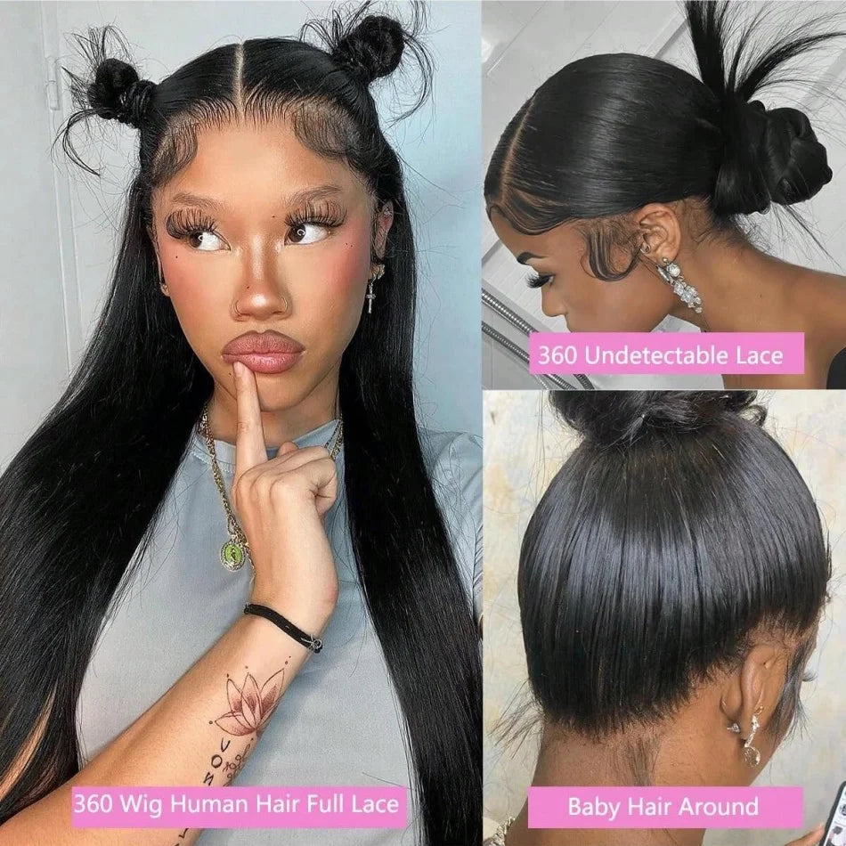 Perruque 360 Lace Front HD Remy Brésilien 200-250% – CLEVI Paris