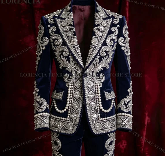 Costume homme 2 pièces mariage élégant – CLEVI Paris