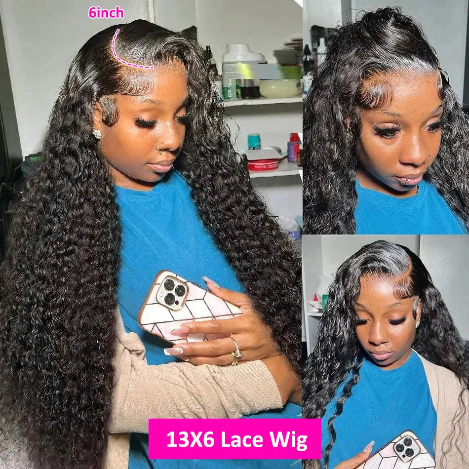 Perruque Deep Wave Cheveux Humains HD Lace 13x6 – CLEVI Paris