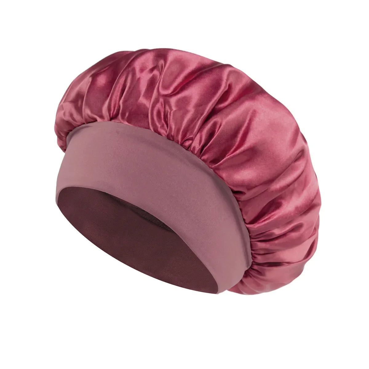 Bonnet de nuit femme en satin de polyester – CLEVI Paris