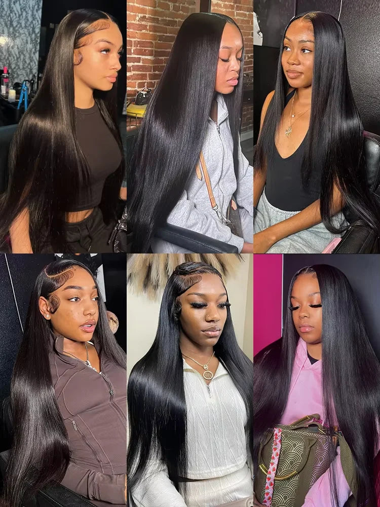 Perruque Straight Glueless Wig Cheveux Humains 4x4 5x5 13x4 13x6 – CLEVI Paris