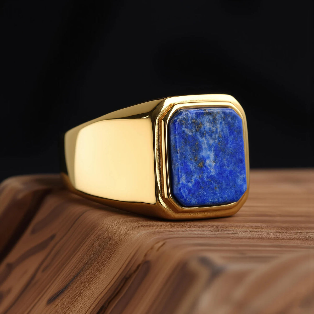 Bague Unisexe Acier Inoxydable Doré 18K – CLEVI Paris