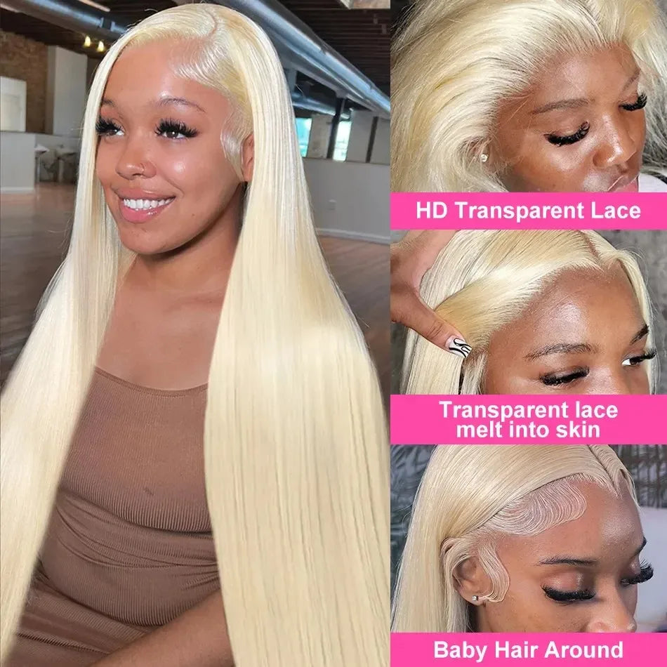 Perruque Lace Front 613 Blonde 13x6 Cheveux Humains – CLEVI Paris