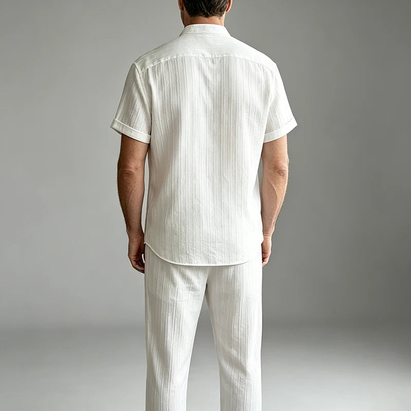 Ensemble homme col montant et bas à cordon – CLEVI Paris