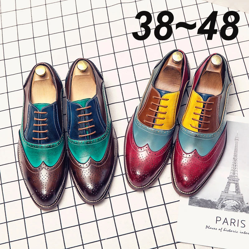 Derbies Homme Cuir Brogue Mariage & Bureau – CLEVI Paris