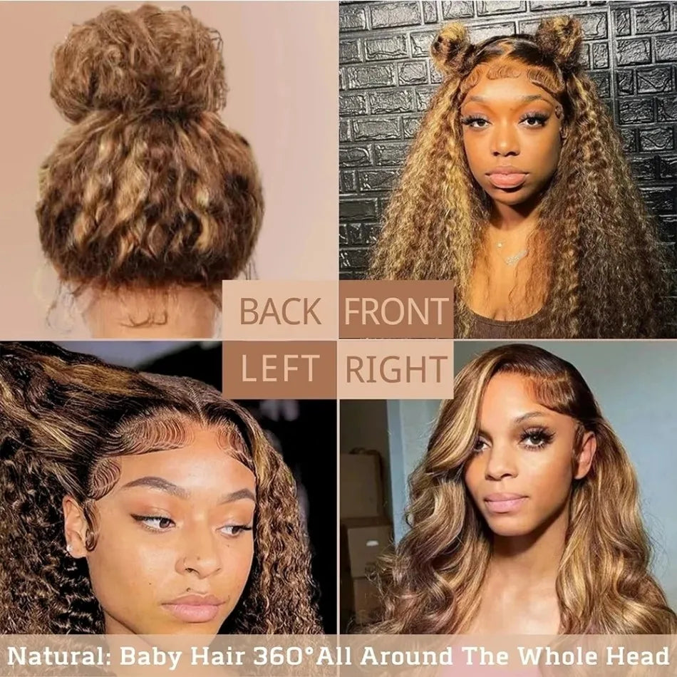 Perruque 360 Lace Deep Wave Cheveux Humains 250% – CLEVI Paris