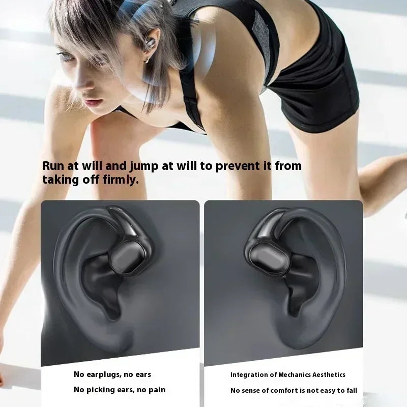 Écouteurs Conduction Osseuse Lenovo Bluetooth 5.4 Sport – CLEVI Paris