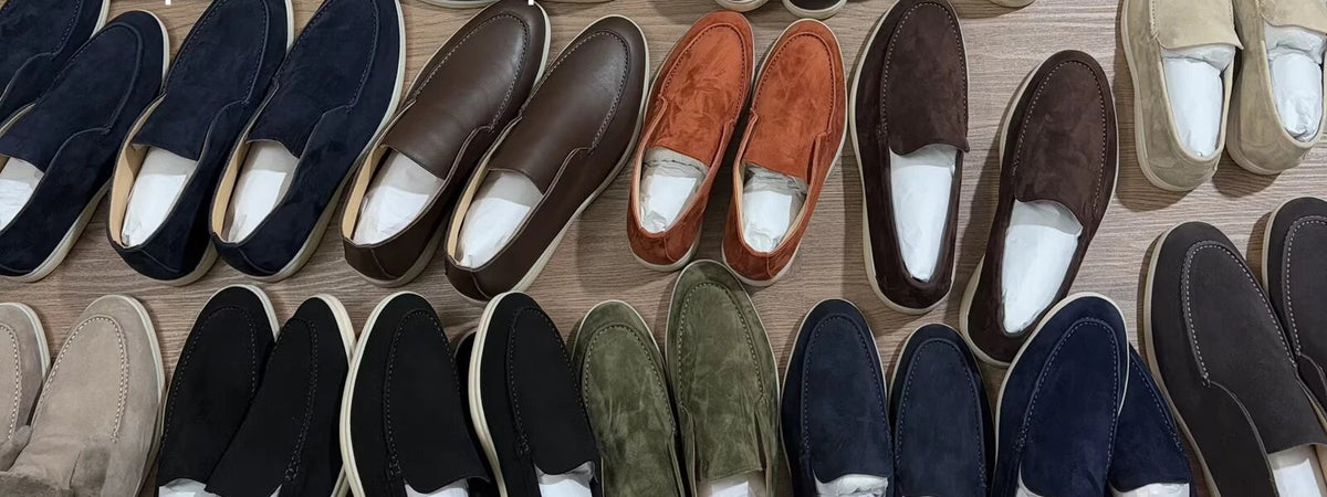 Mocassins Daim Suède Homme Multicolore – CLEVI Paris