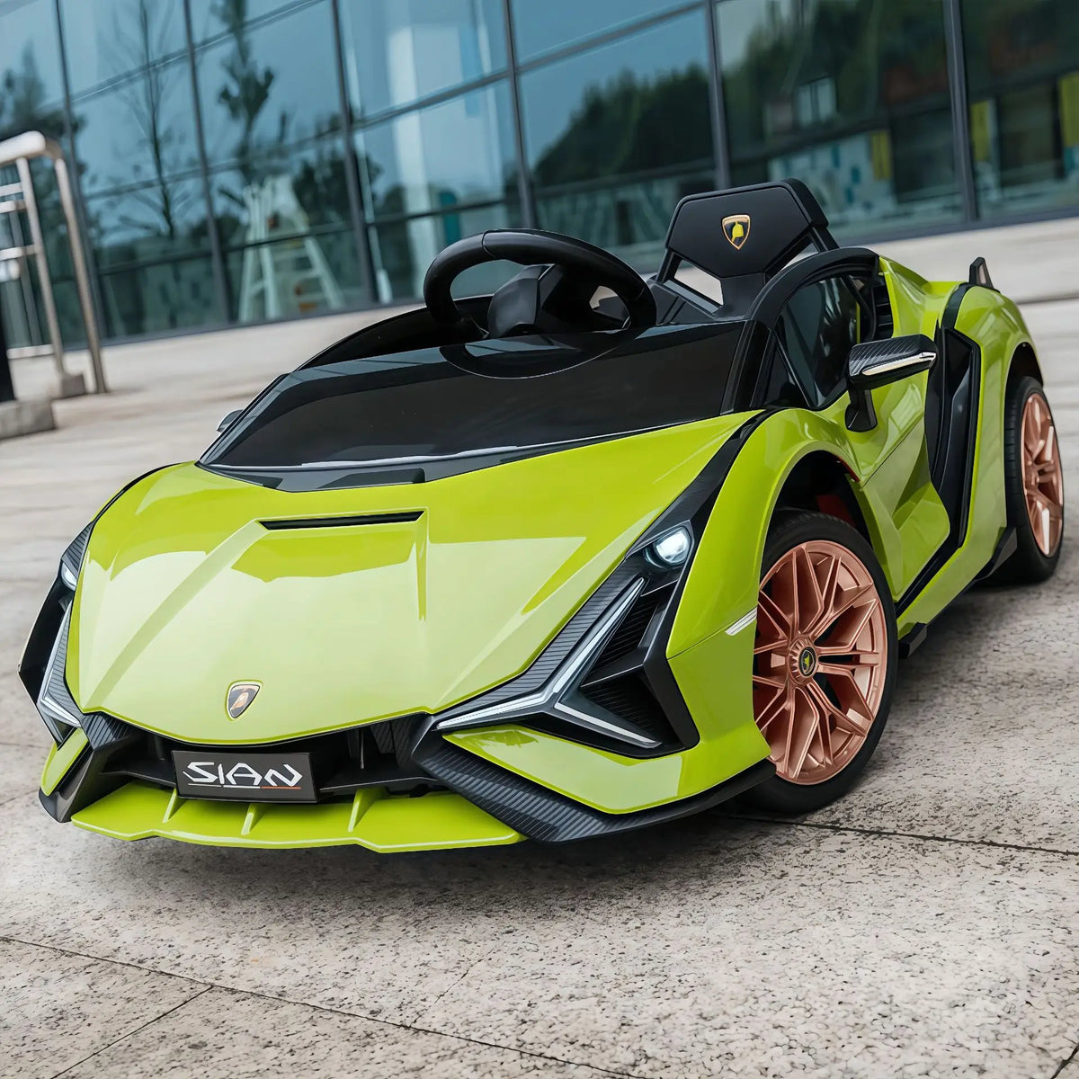 Voiture électrique enfant double moteur – CLEVI Paris