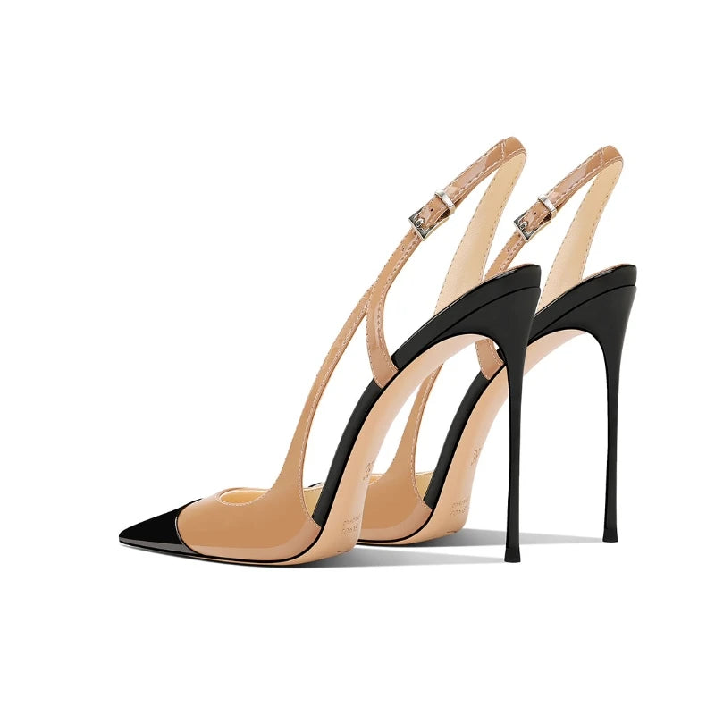 Escarpins femme vernis à talon fin – CLEVI Paris