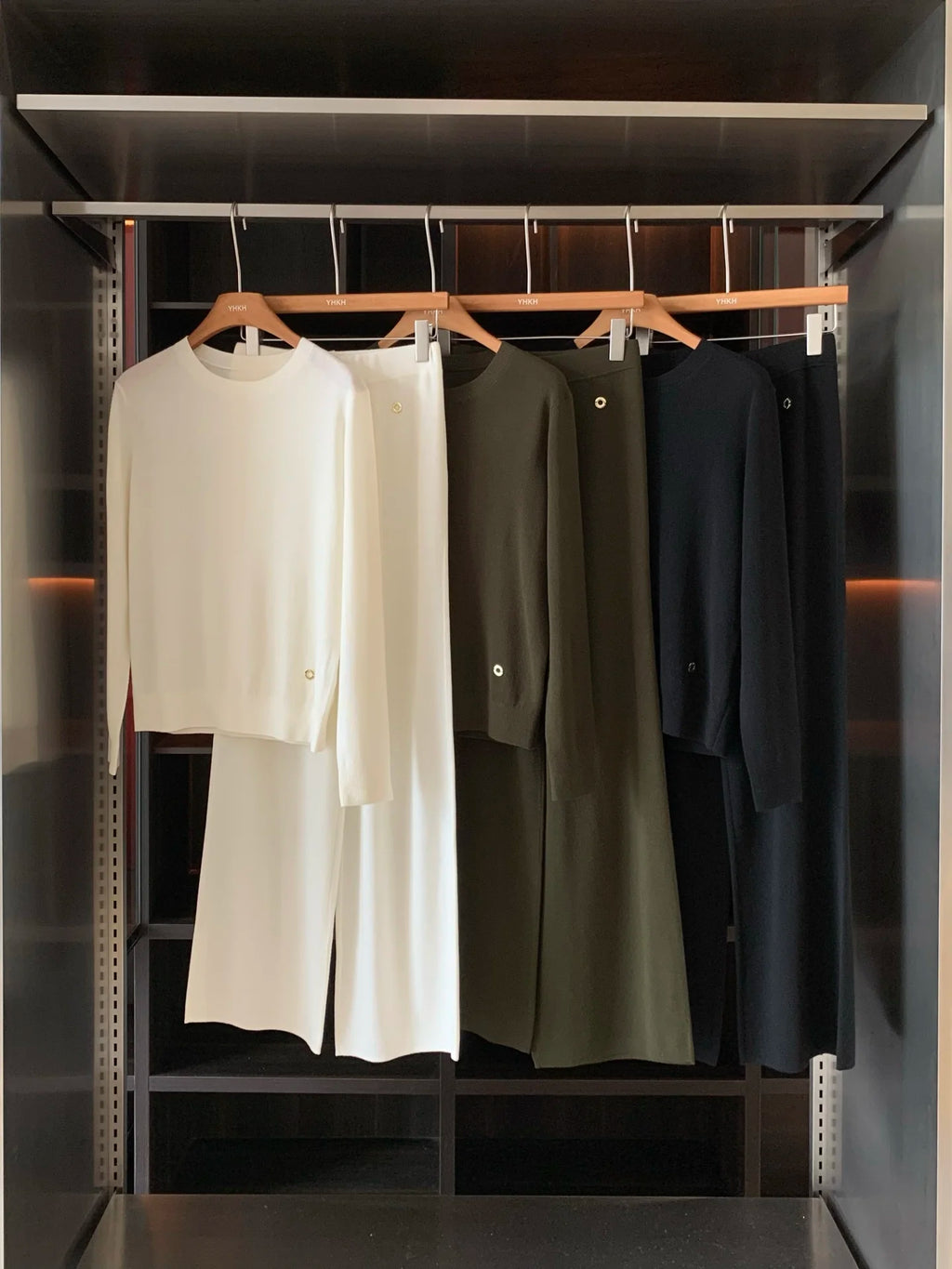 Ensemble pull et pantalon en laine femme – CLEVI Paris