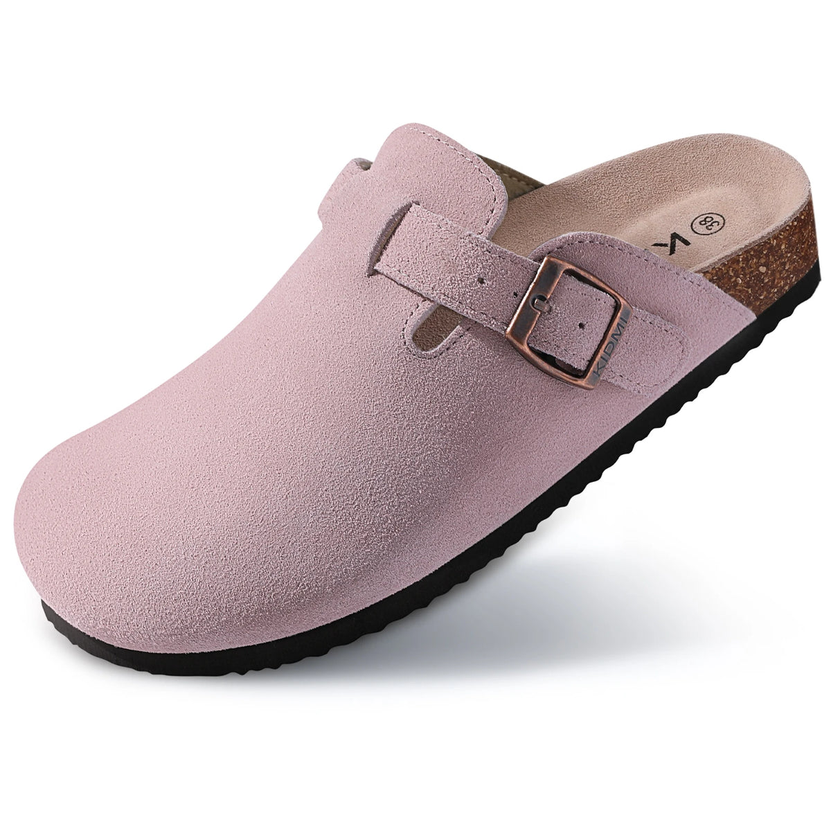 Sandales unisexes en daim à boucle – CLEVI Paris