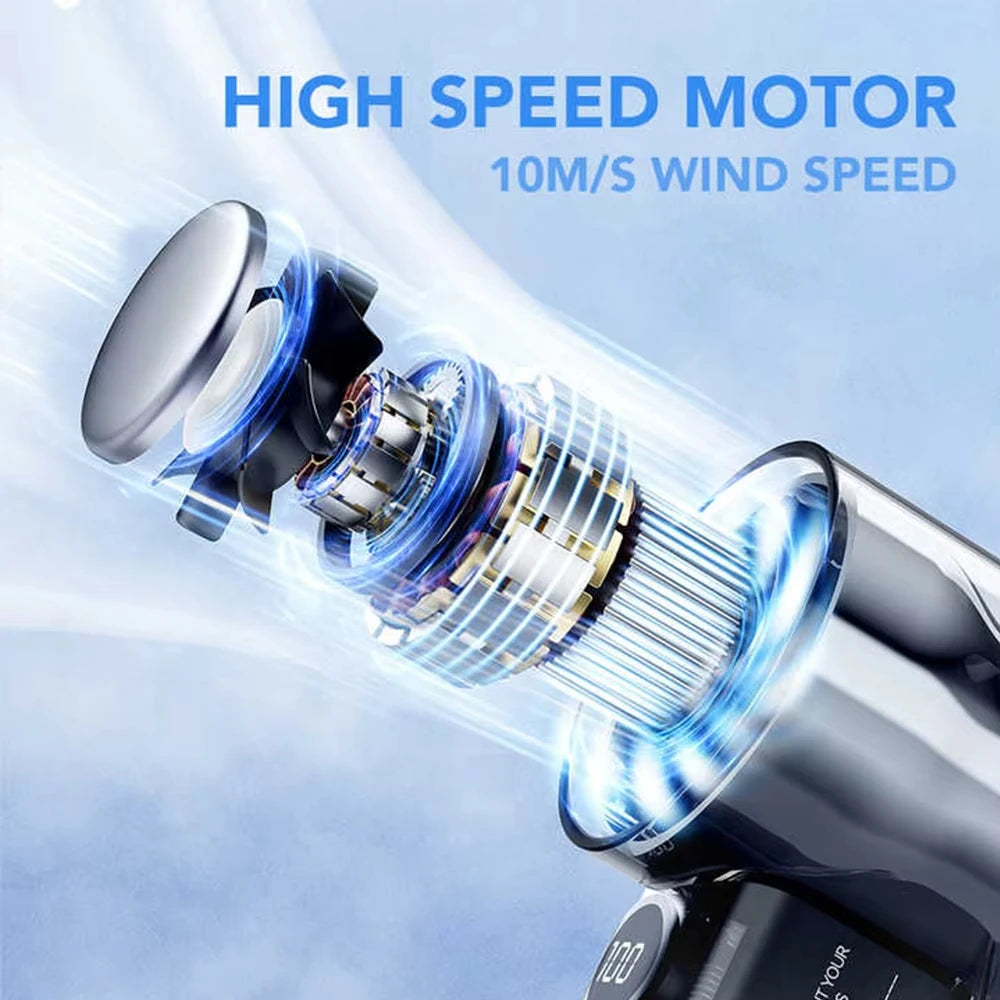 Ventilateur portatif rechargeable 3000 mAh – CLEVI Paris