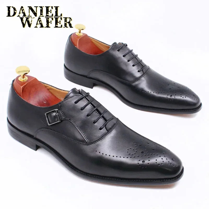 Chaussures Oxford en cuir à lacets – CLEVI Paris
